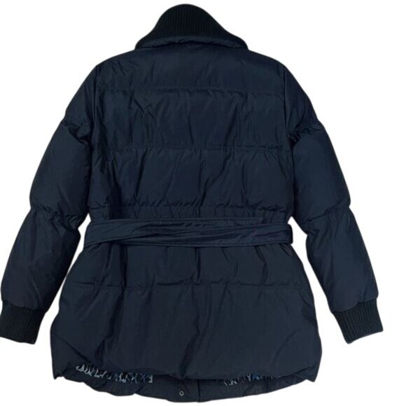 Betsey Johnson Womens Winter Coat Size L Navy Polyester Down Puffer Style - Picture 2 of 11